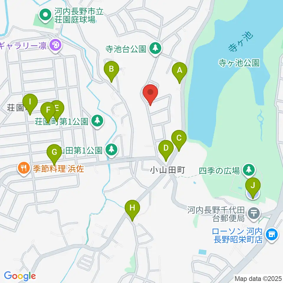 田中ピアノサービス周辺の駐車場・コインパーキング一覧地図