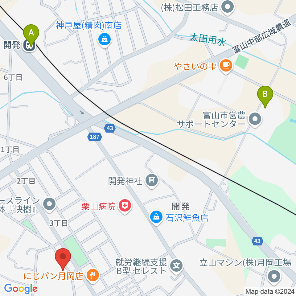 アルパカ音楽教室周辺の駐車場・コインパーキング一覧地図