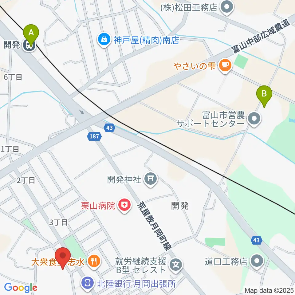 アルパカ音楽教室周辺の駐車場・コインパーキング一覧地図