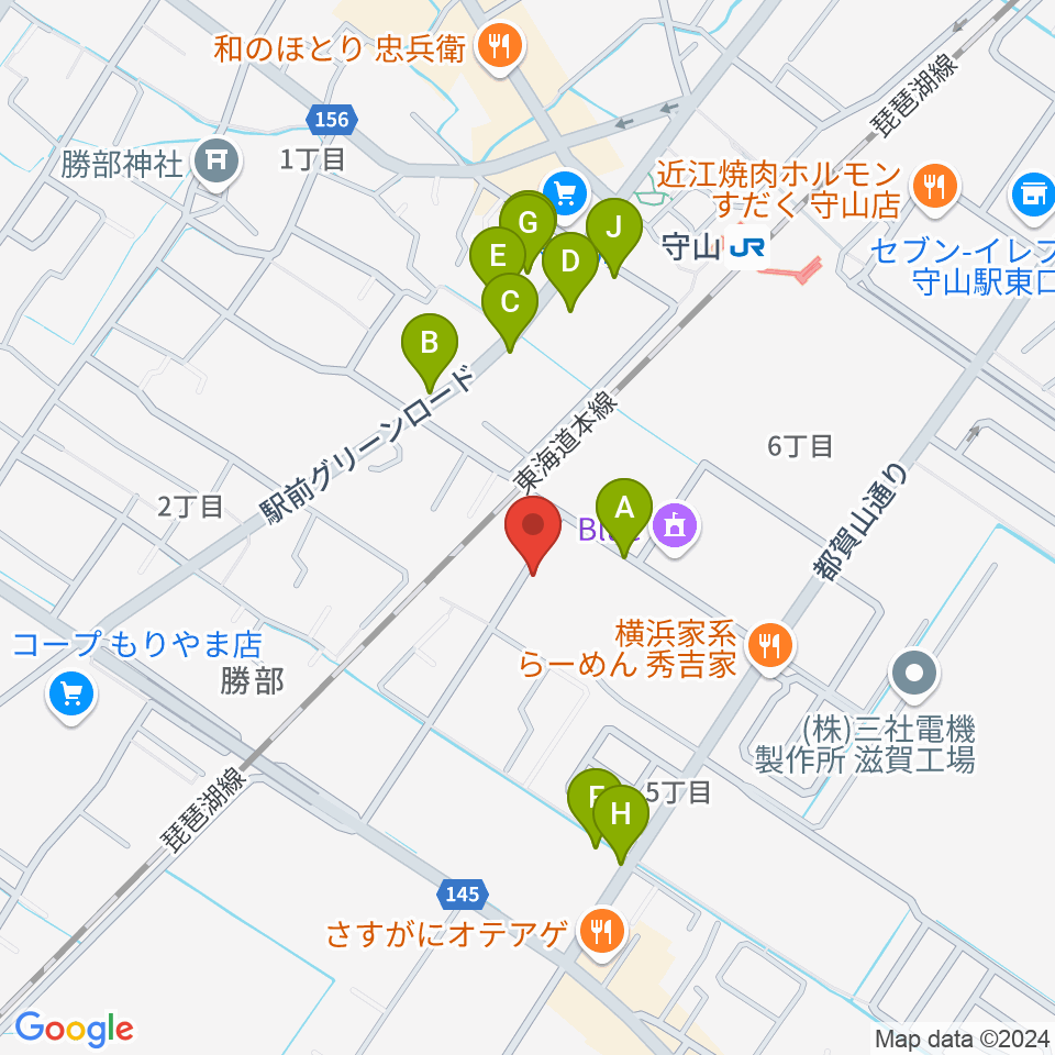 京滋ピアノ調律 / スティマー・ザール周辺の駐車場・コインパーキング一覧地図