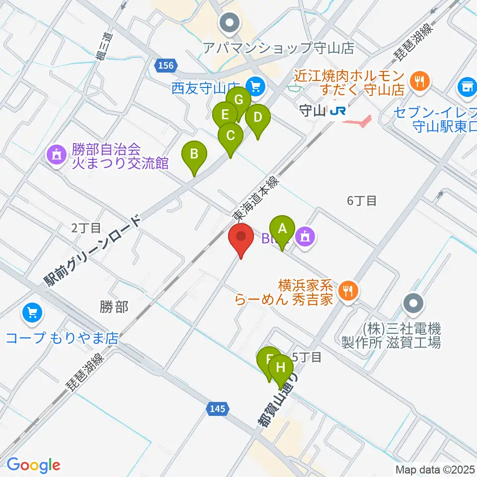 京滋ピアノ調律 / スティマー・ザール周辺の駐車場・コインパーキング一覧地図