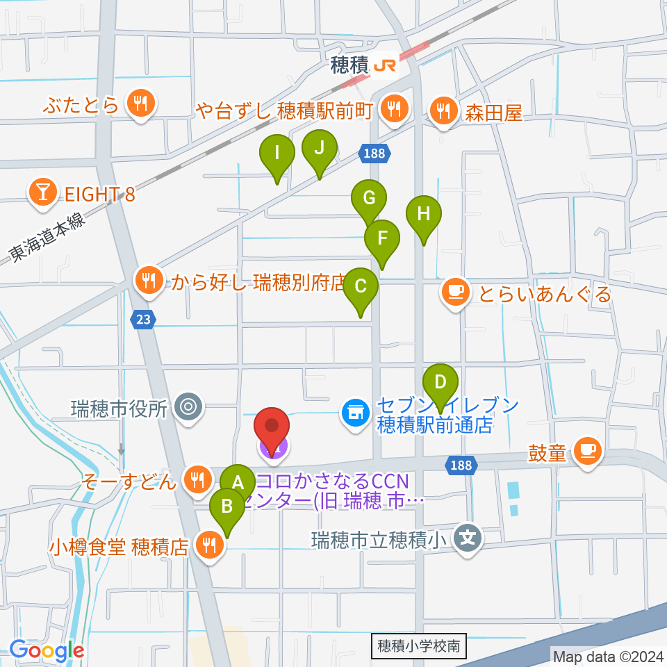 ココロかさなるCNNセンター周辺の駐車場・コインパーキング一覧地図