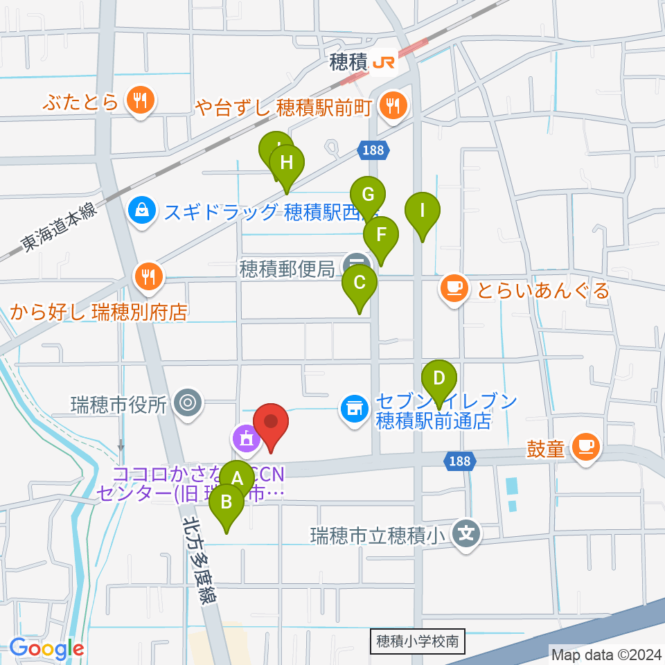 ココロかさなるCNNセンター周辺の駐車場・コインパーキング一覧地図