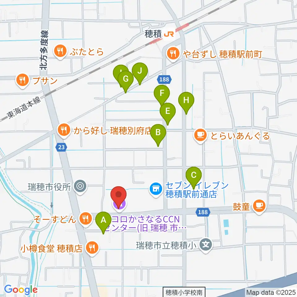 ココロかさなるCNNセンター周辺の駐車場・コインパーキング一覧地図