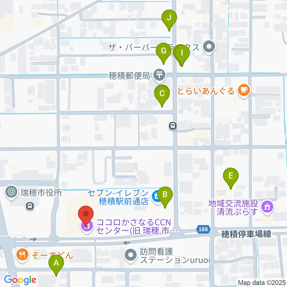 ココロかさなるCNNセンター周辺の駐車場・コインパーキング一覧地図