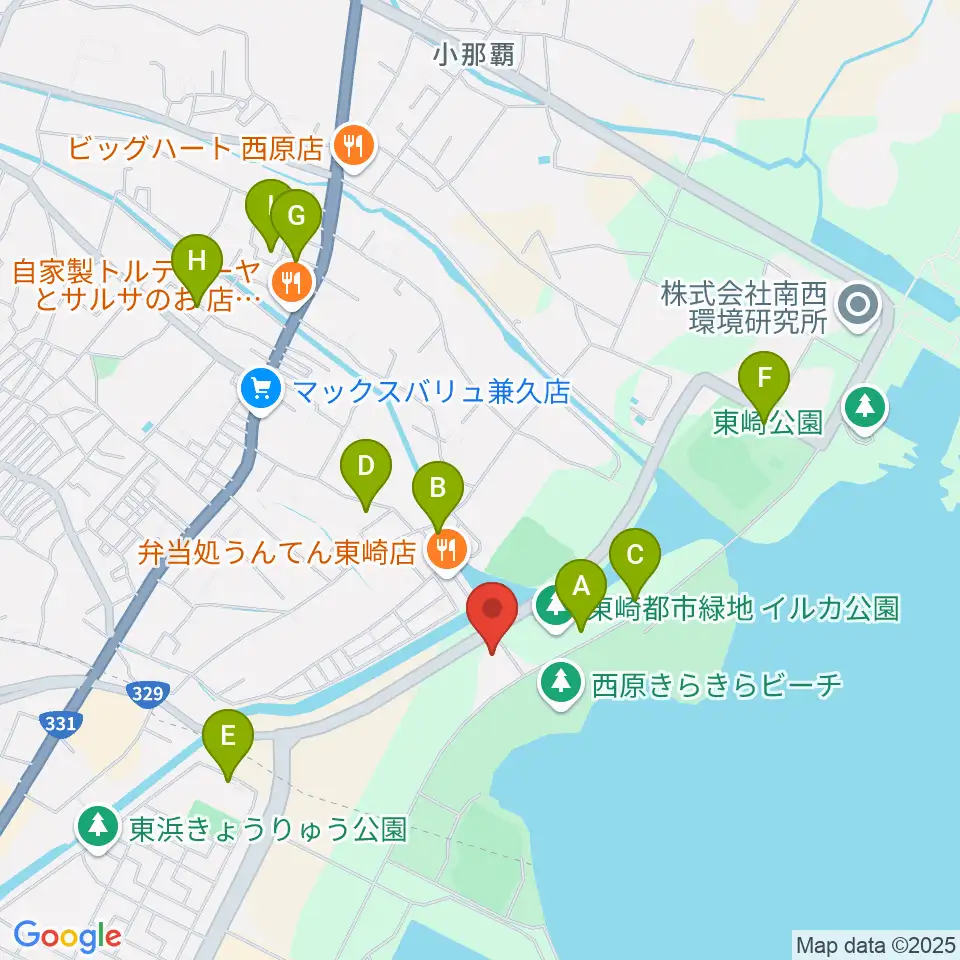 ムーンテラス東崎 Sairaiin音楽堂周辺の駐車場・コインパーキング一覧地図
