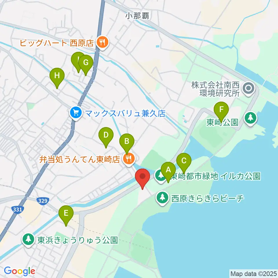 ムーンテラス東崎 Sairaiin音楽堂周辺の駐車場・コインパーキング一覧地図