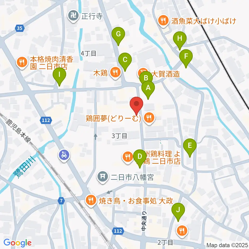 二日市ムーヴメント周辺の駐車場・コインパーキング一覧地図
