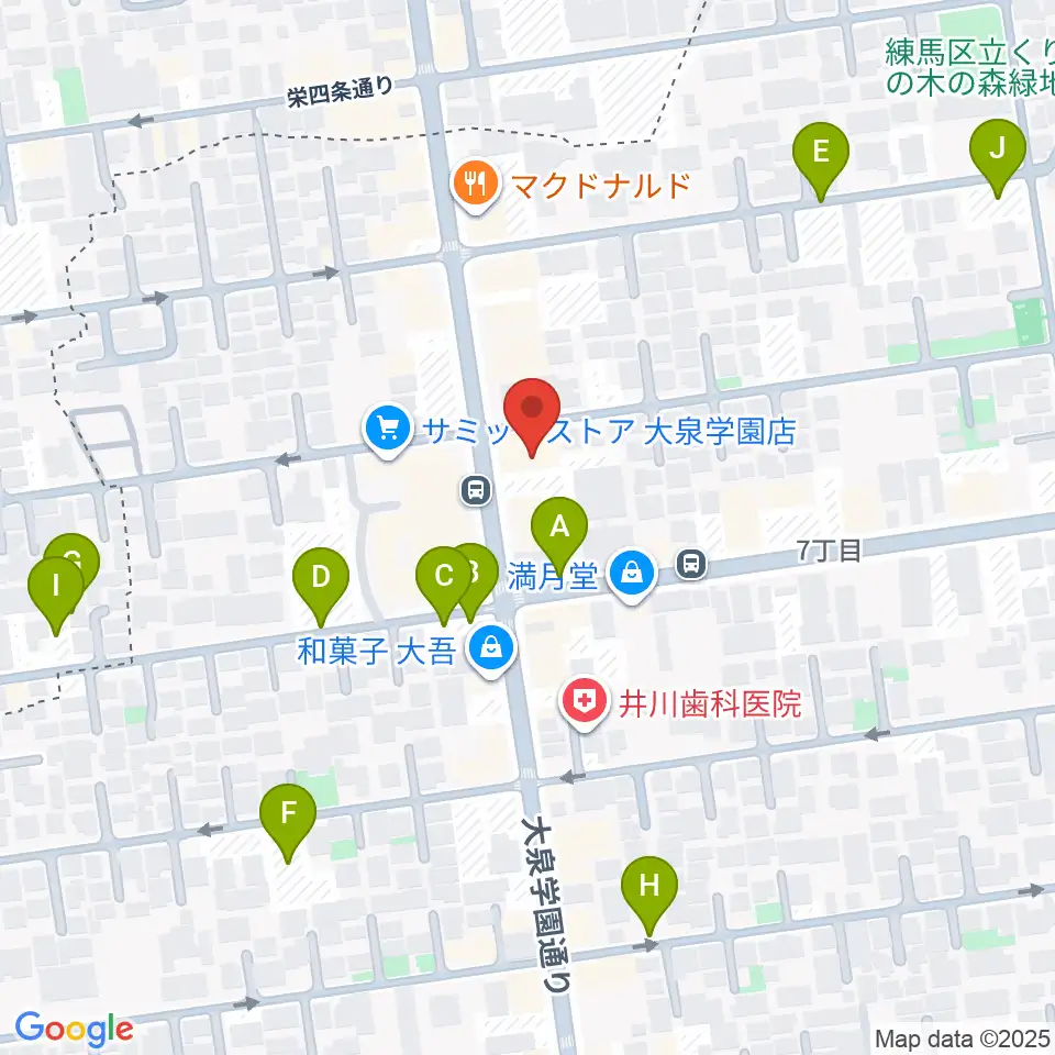 スタジオ ルミエール周辺の駐車場・コインパーキング一覧地図