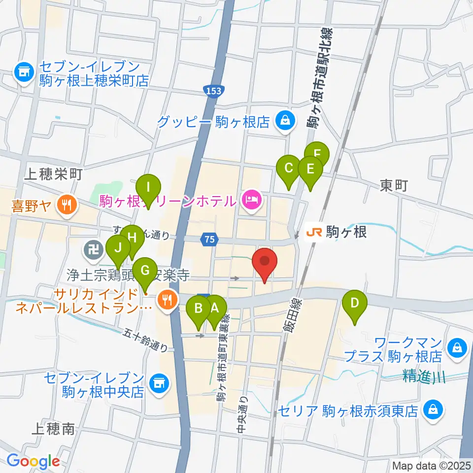 G-Studio NIRVASH周辺の駐車場・コインパーキング一覧地図