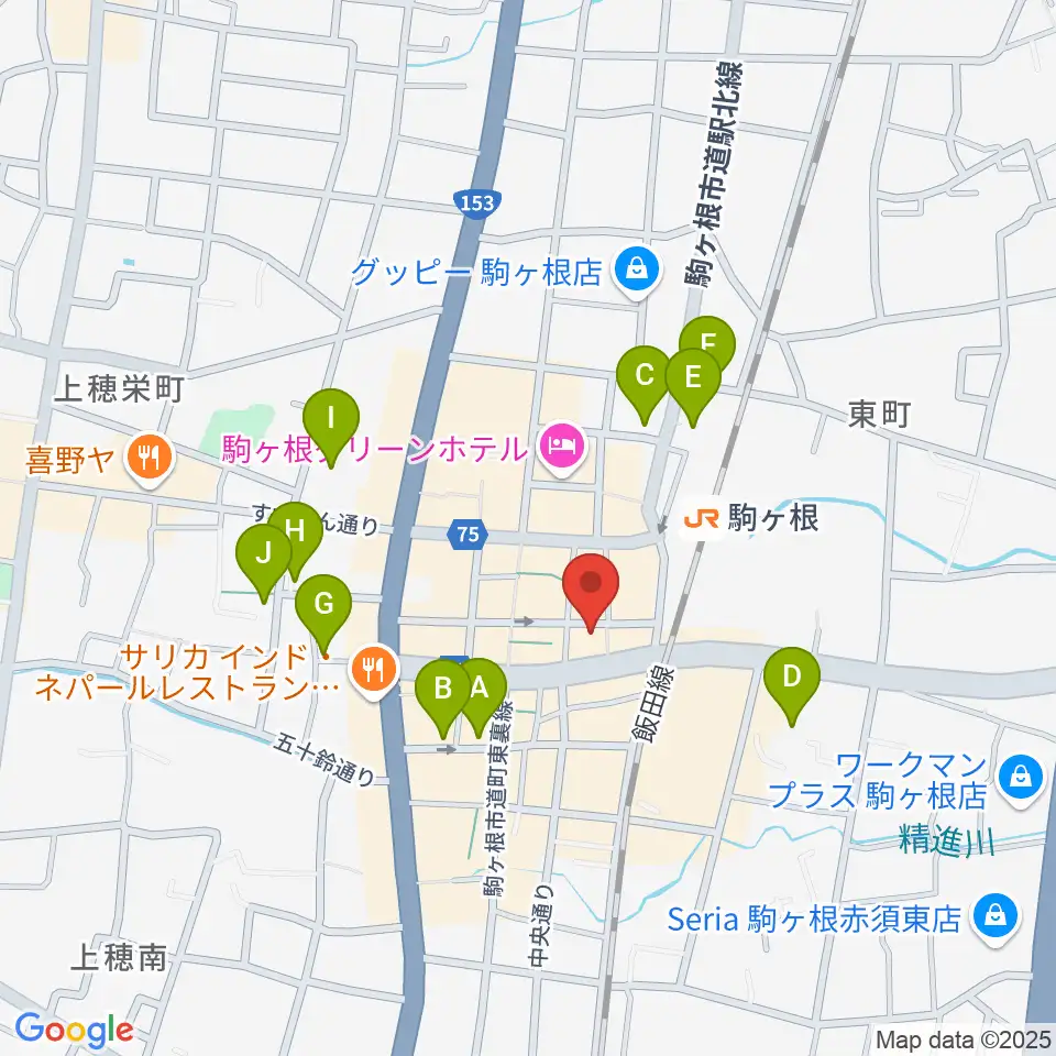 G-Studio NIRVASH周辺の駐車場・コインパーキング一覧地図