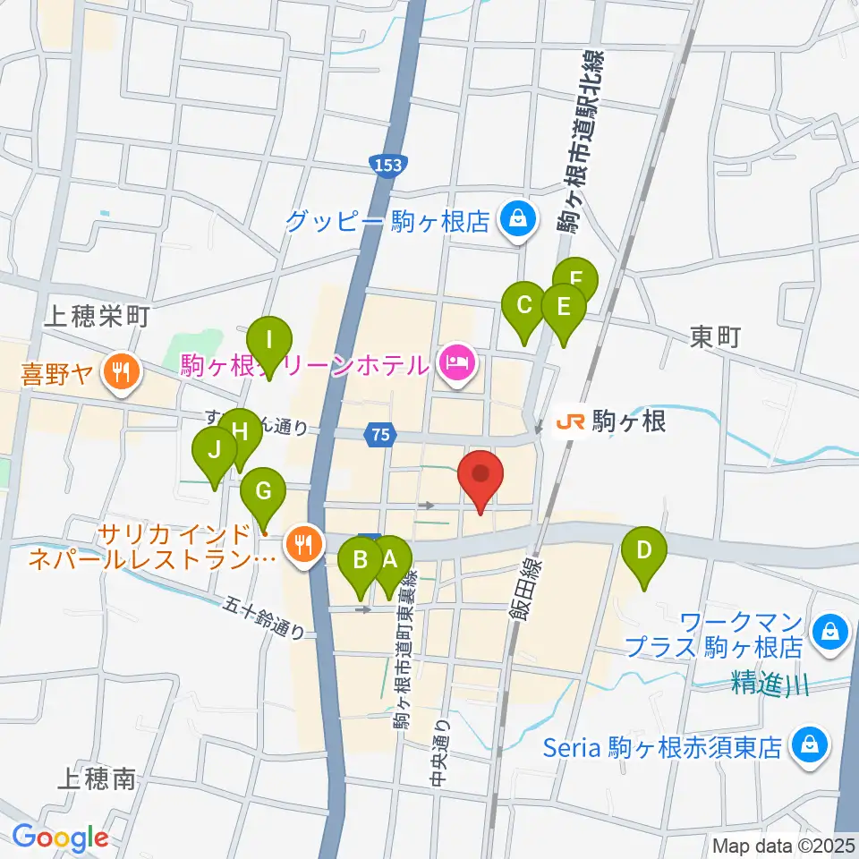 G-Studio NIRVASH周辺の駐車場・コインパーキング一覧地図