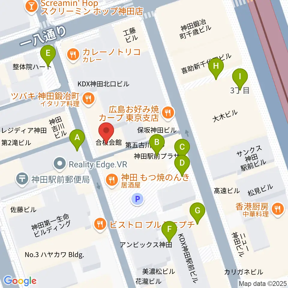 神田Jazz spot Step!周辺の駐車場・コインパーキング一覧地図