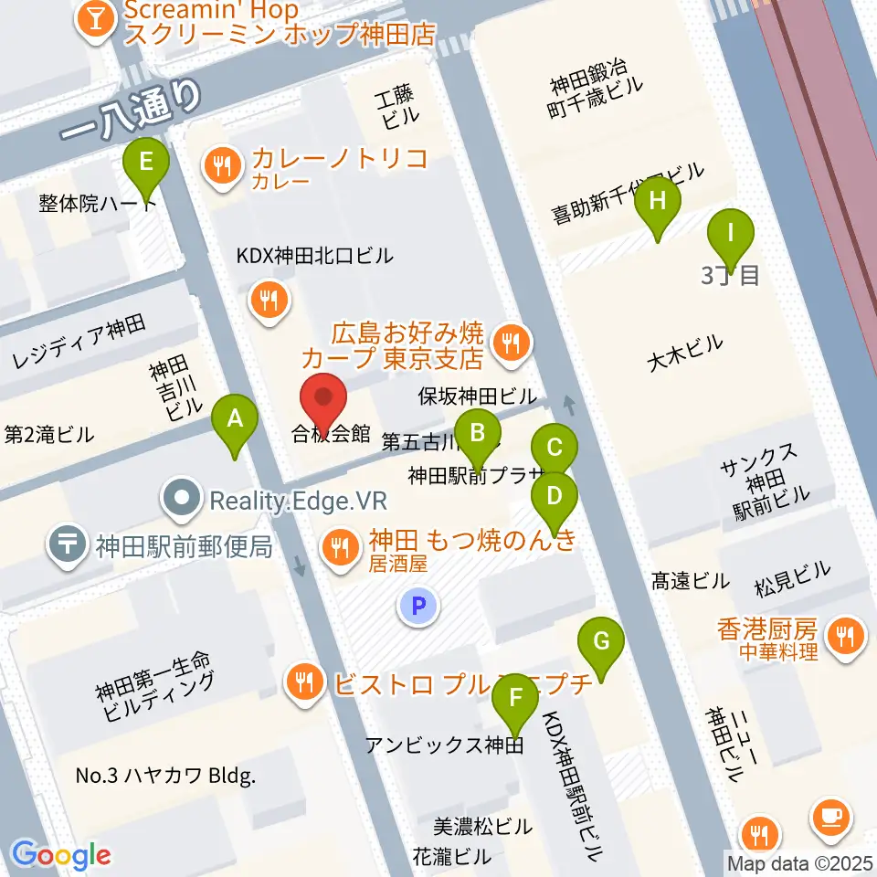 神田Jazz spot Step!周辺の駐車場・コインパーキング一覧地図