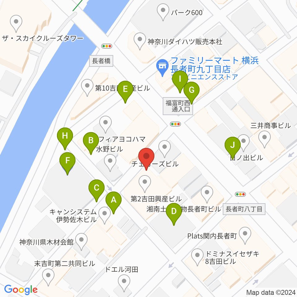 横浜JAZZ FIRST周辺の駐車場・コインパーキング一覧地図