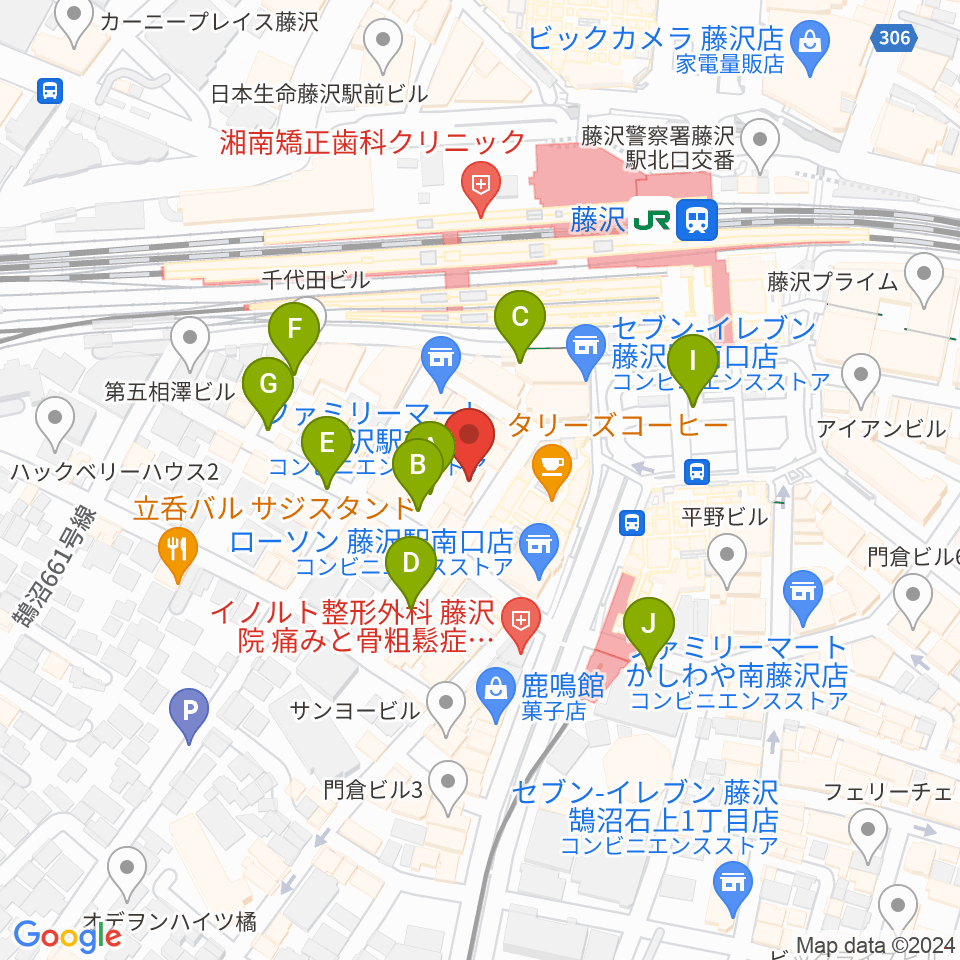 Sound Cafe Bamboo周辺の駐車場・コインパーキング一覧地図