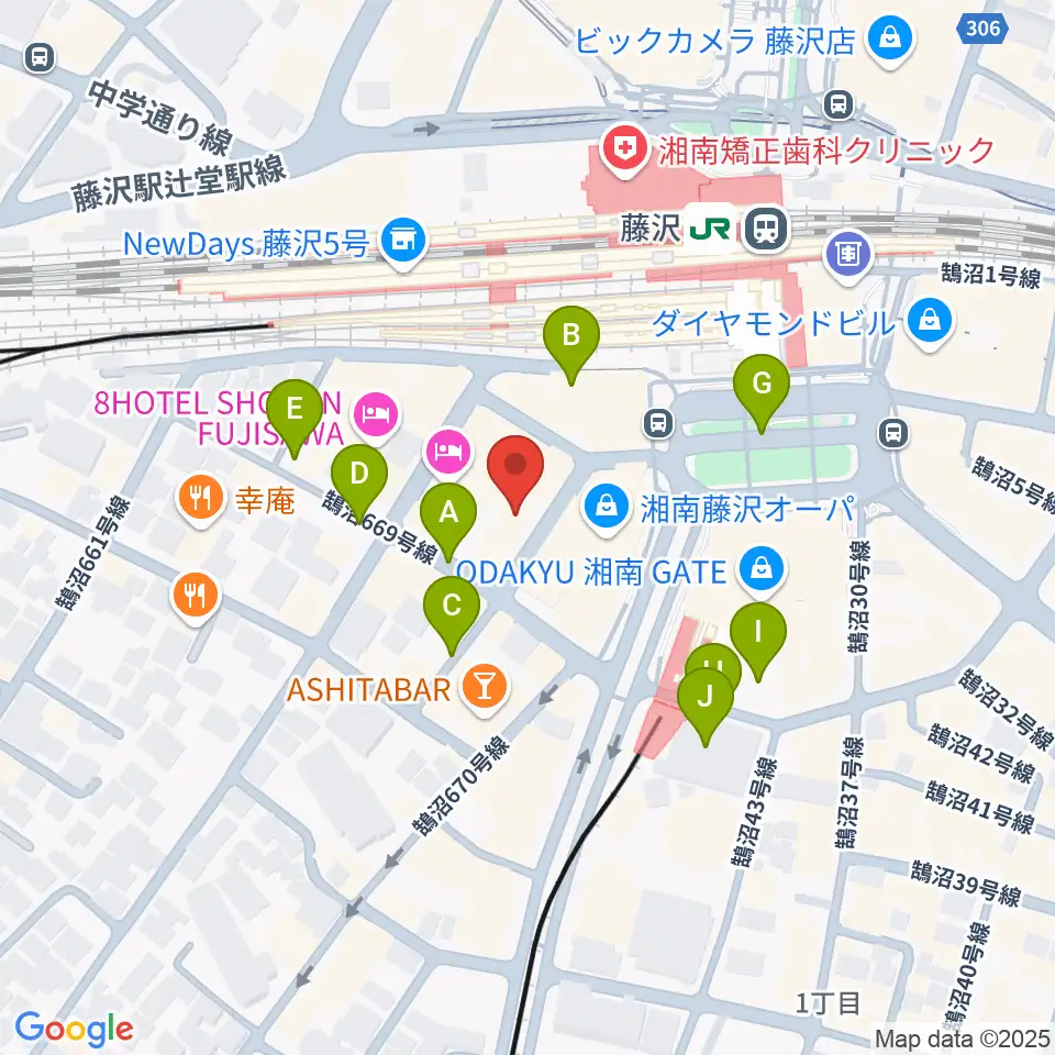 Sound Cafe Bamboo周辺の駐車場・コインパーキング一覧地図