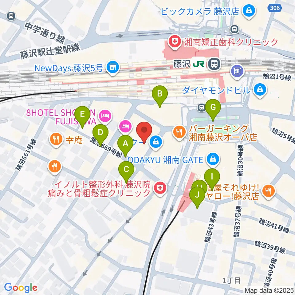 Sound Cafe Bamboo周辺の駐車場・コインパーキング一覧地図