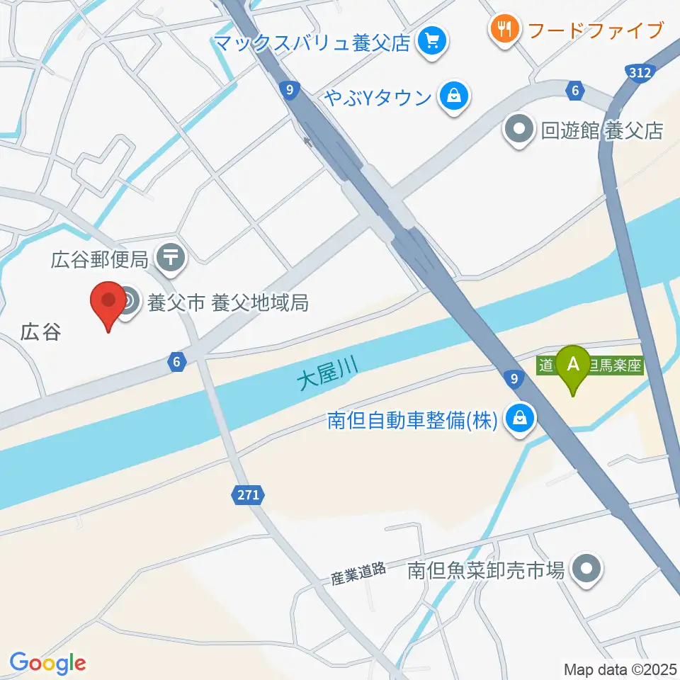 養父市立ビバホール周辺の駐車場・コインパーキング一覧地図
