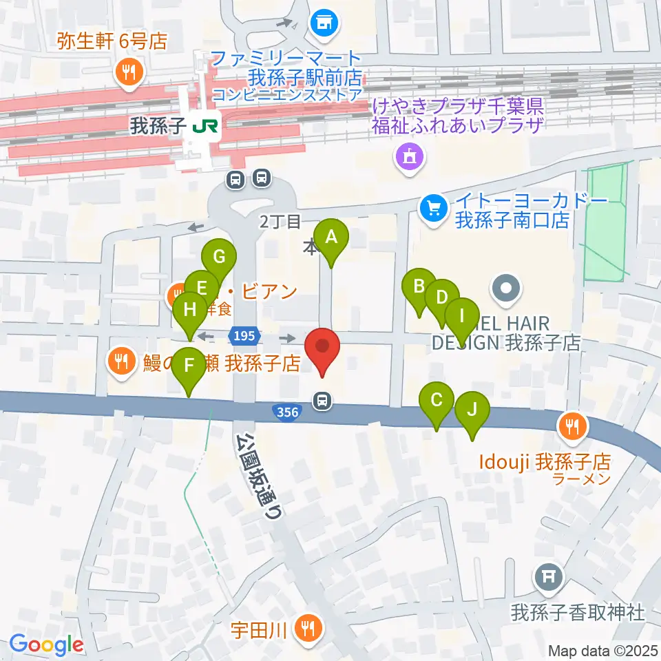 ミリオン楽器 我孫子センター周辺の駐車場・コインパーキング一覧地図
