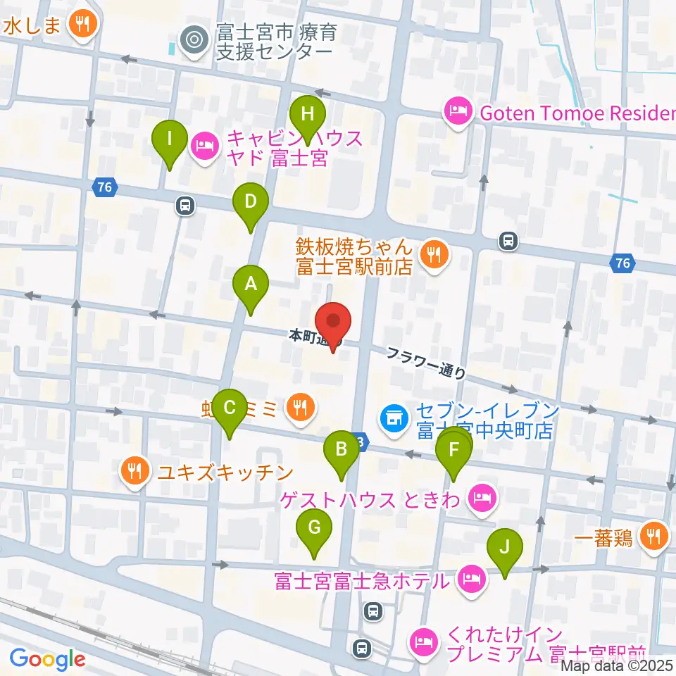 ロックハウスポパイ周辺の駐車場・コインパーキング一覧地図