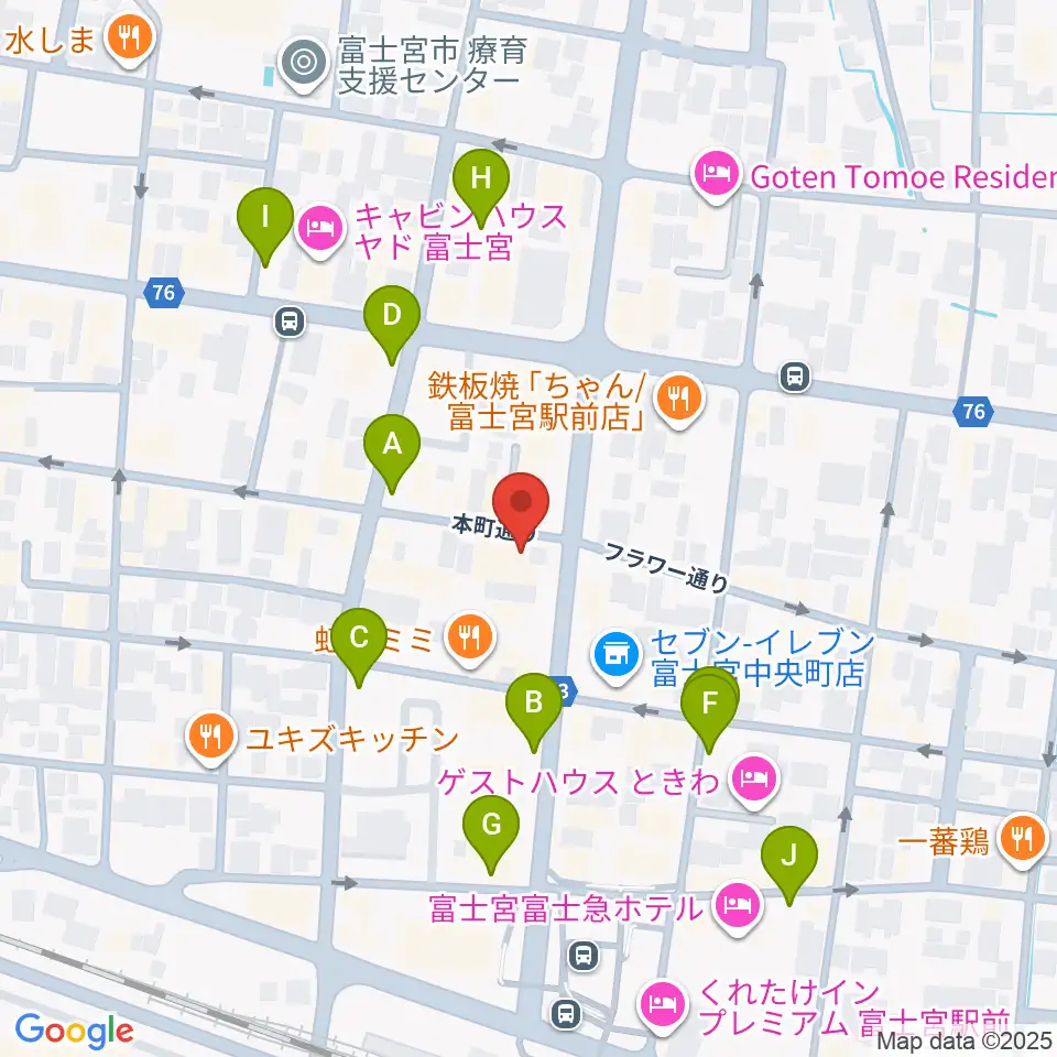 ロックハウスポパイ周辺の駐車場・コインパーキング一覧地図