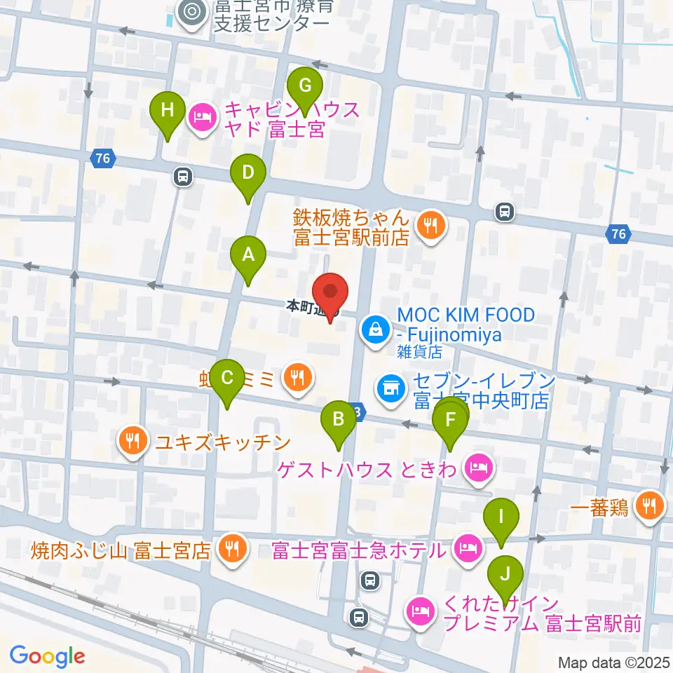 ロックハウスポパイ周辺の駐車場・コインパーキング一覧地図