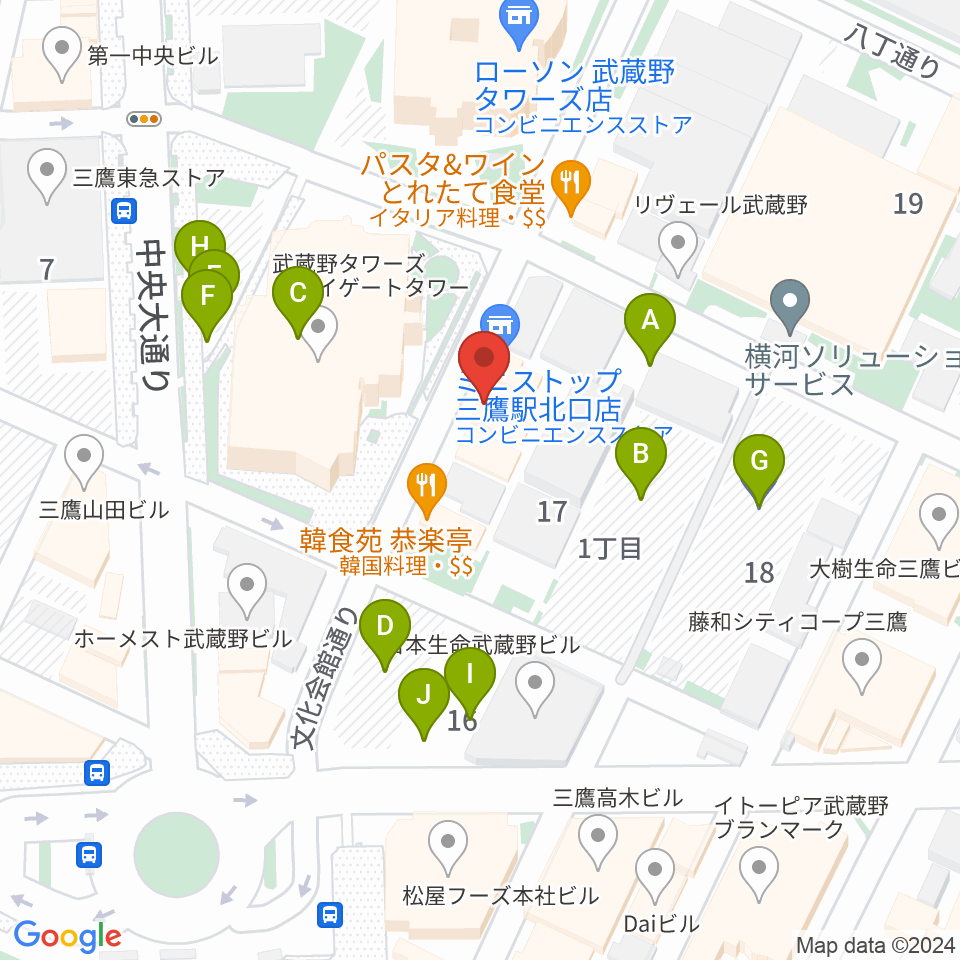 SONIDO II周辺の駐車場・コインパーキング一覧地図