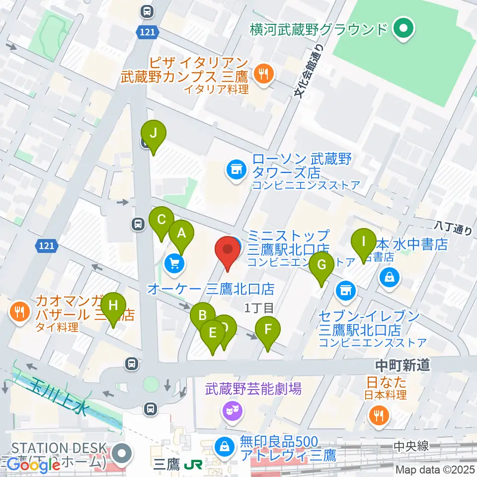 SONIDO II周辺の駐車場・コインパーキング一覧地図