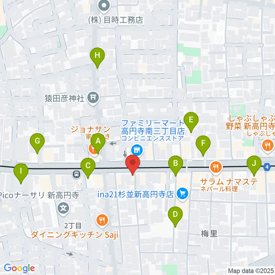 OTOlab周辺の駐車場・コインパーキング一覧地図