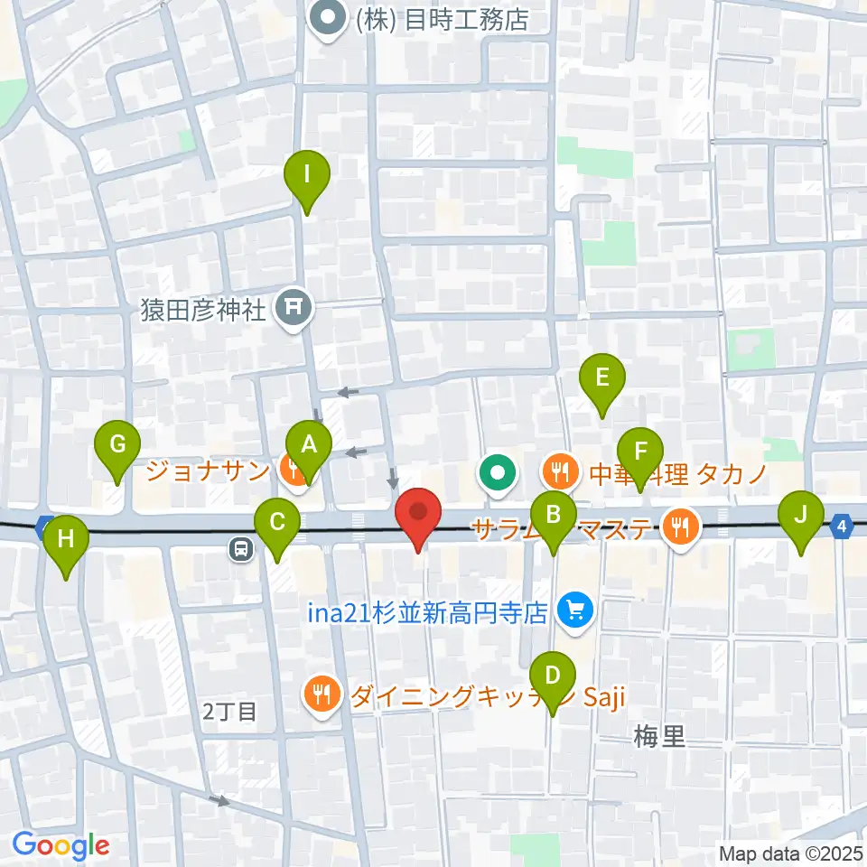 OTOlab周辺の駐車場・コインパーキング一覧地図