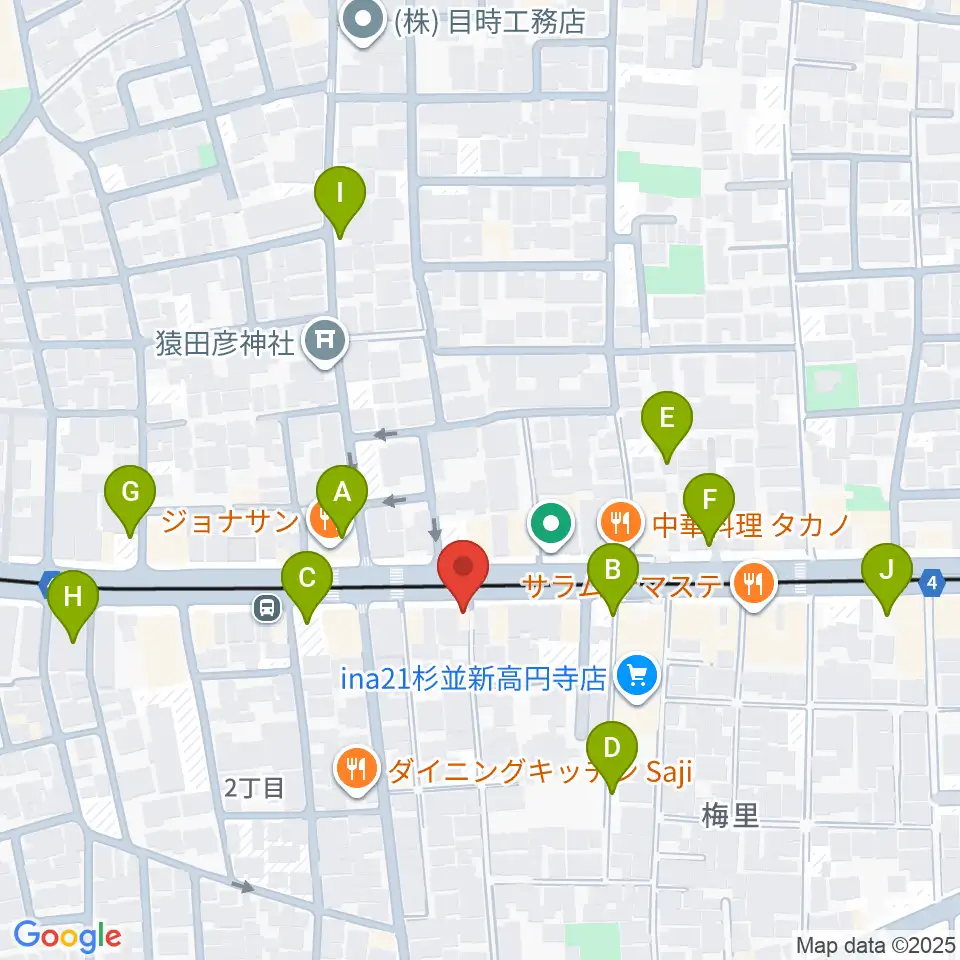 OTOlab周辺の駐車場・コインパーキング一覧地図