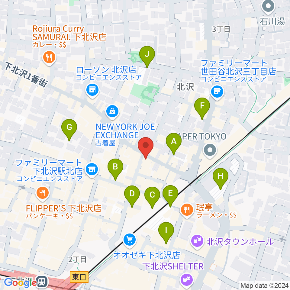 下北沢ムムリック・マーフィー周辺の駐車場・コインパーキング一覧地図