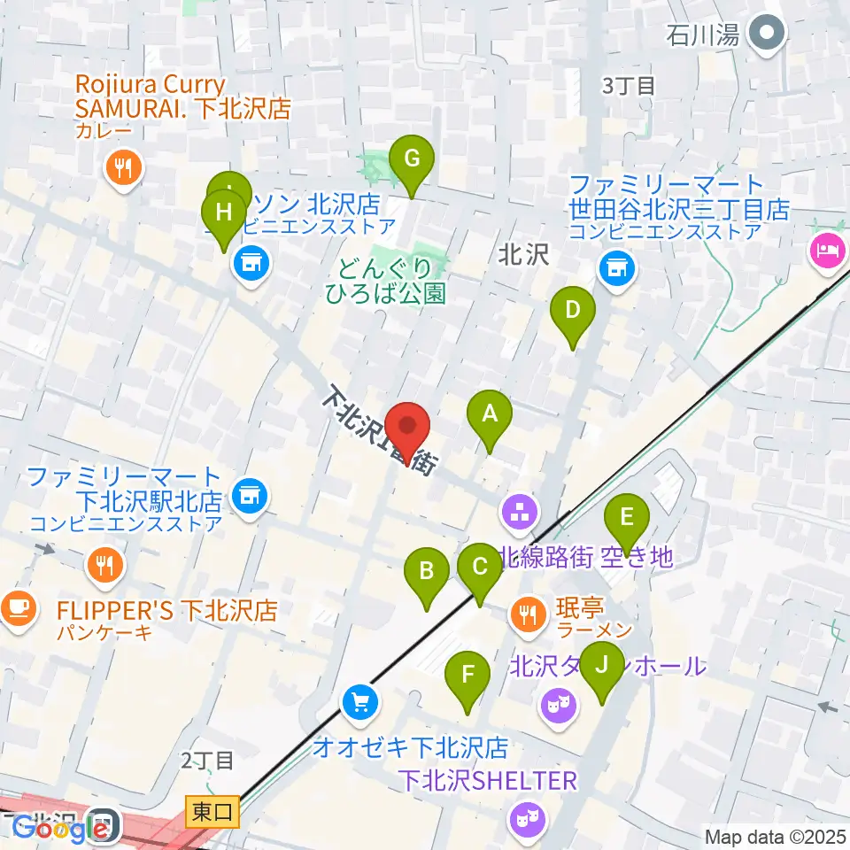 下北沢ムムリック・マーフィー周辺の駐車場・コインパーキング一覧地図