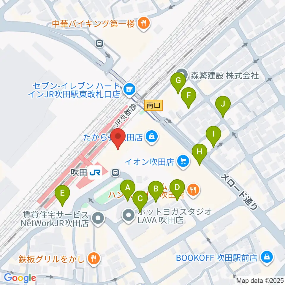 さんくすホール周辺の駐車場・コインパーキング一覧地図