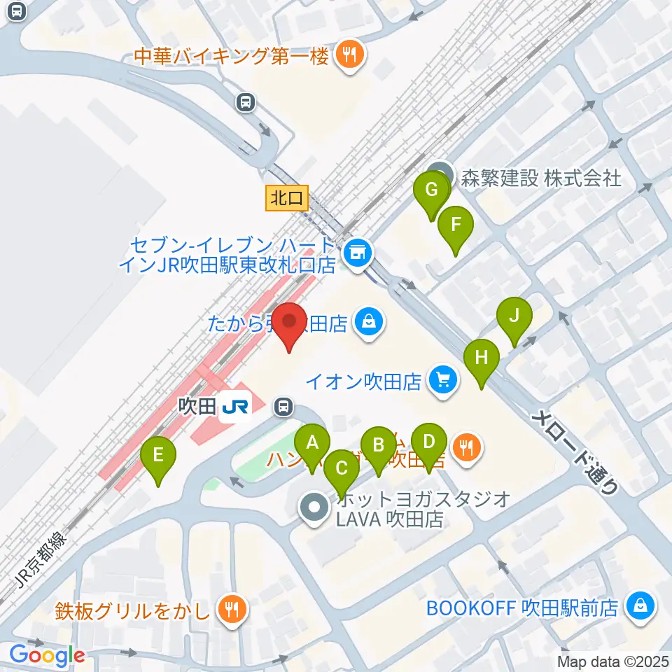 さんくすホール周辺の駐車場・コインパーキング一覧地図