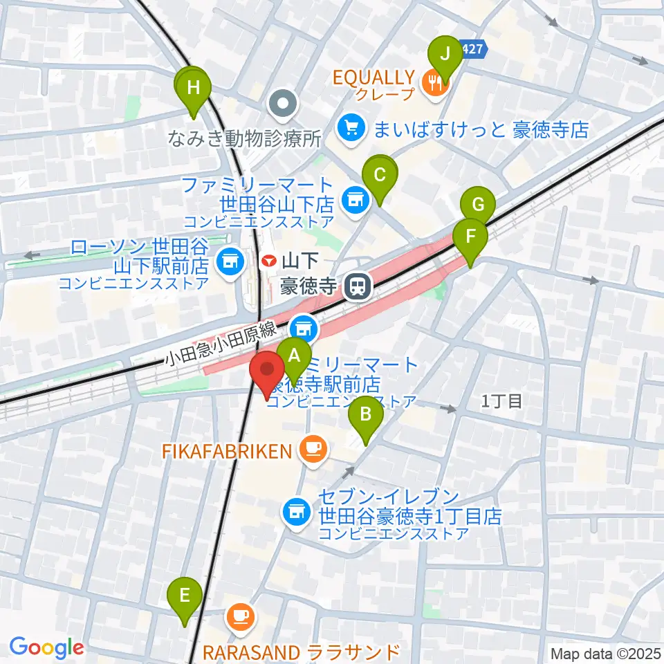 Leaf room 豪徳寺周辺の駐車場・コインパーキング一覧地図