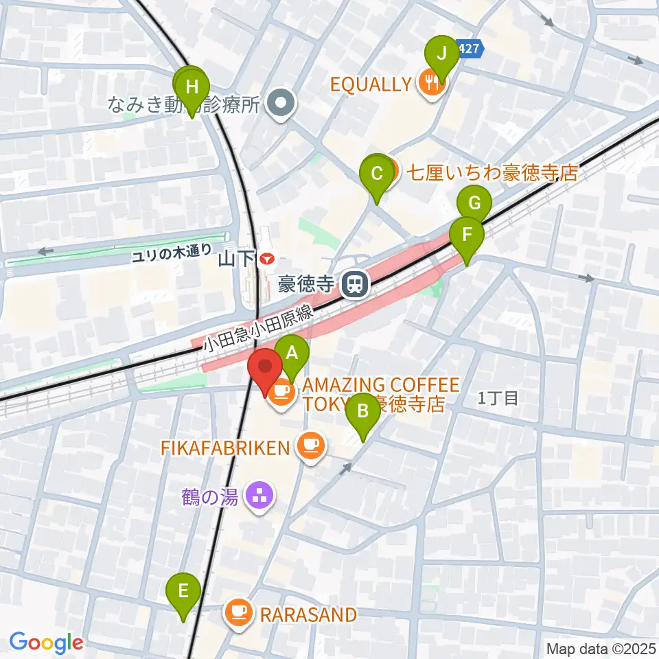 Leaf room 豪徳寺周辺の駐車場・コインパーキング一覧地図