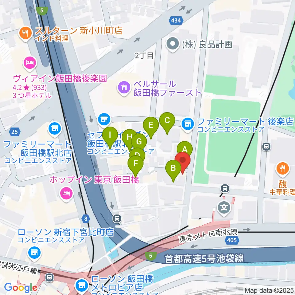 松尾弦楽器 東京店周辺の駐車場・コインパーキング一覧地図