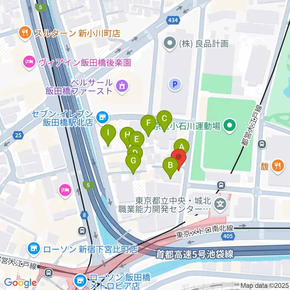 株式会社MATSUO STRINGS周辺の駐車場・コインパーキング一覧地図