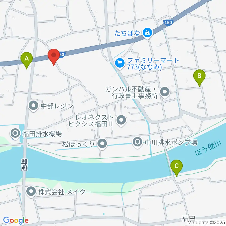 ドルチェ倉庫周辺の駐車場・コインパーキング一覧地図
