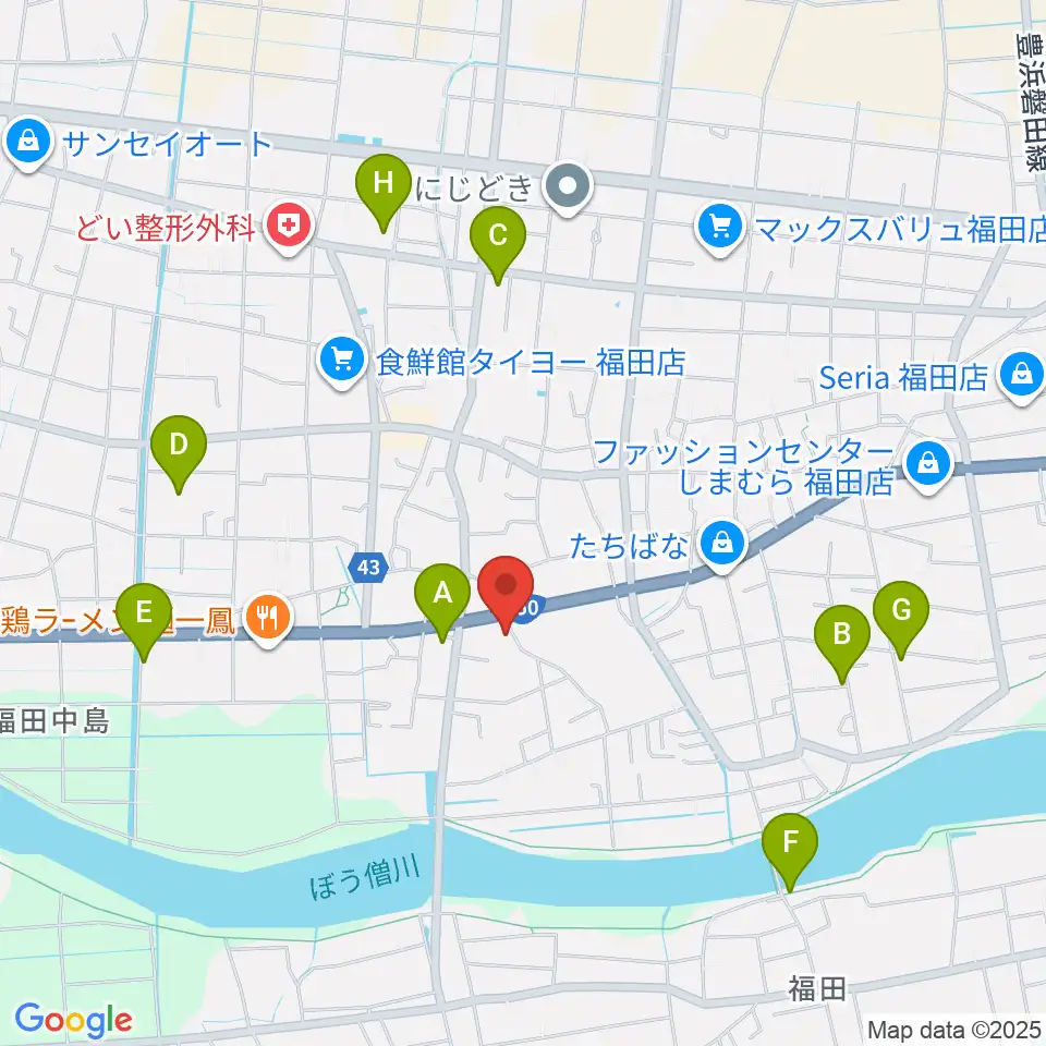ドルチェ倉庫周辺の駐車場・コインパーキング一覧地図
