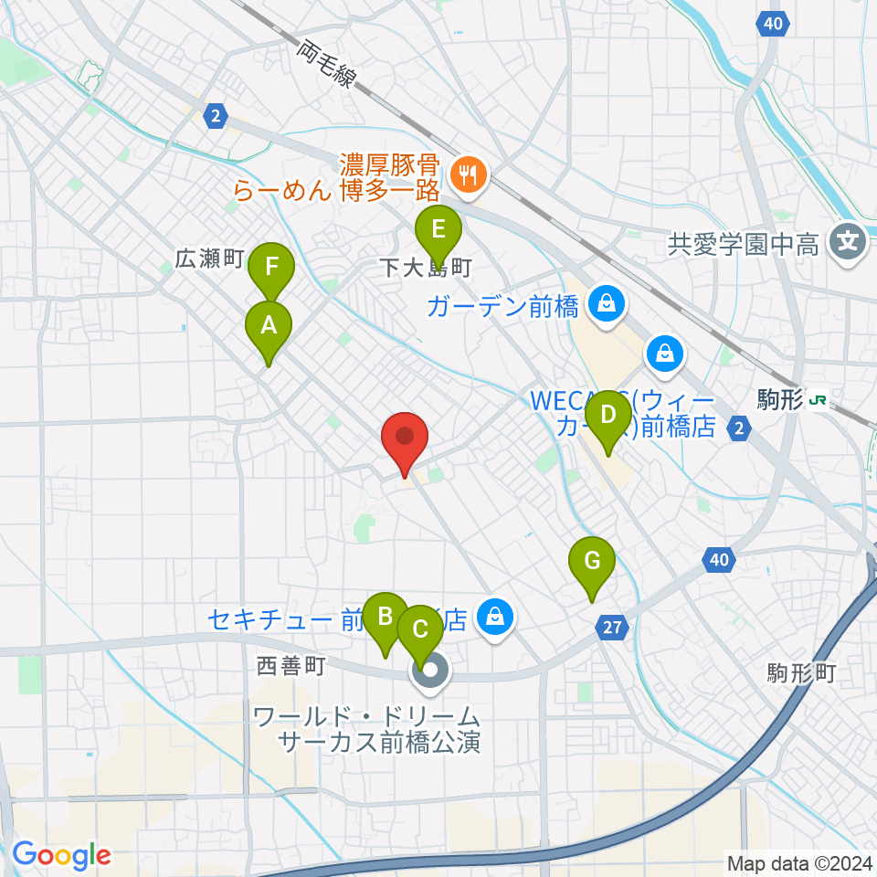 山王ホール・TMスタジオ周辺の駐車場・コインパーキング一覧地図