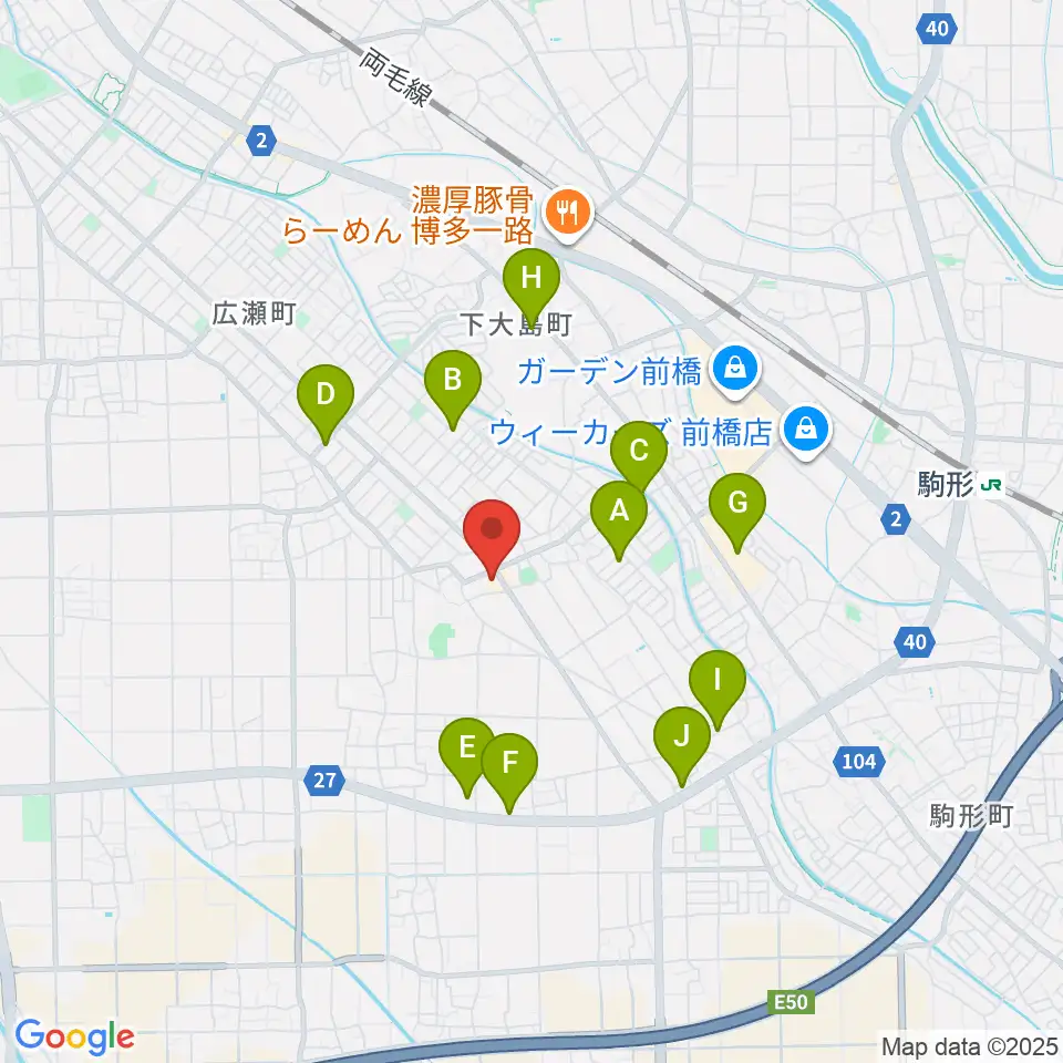 山王ホール周辺の駐車場・コインパーキング一覧地図