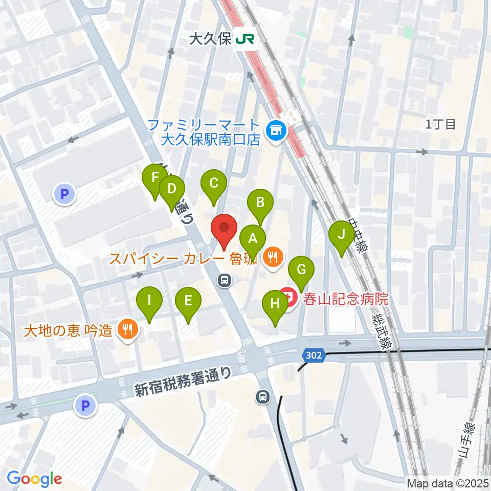 Barchie's周辺の駐車場・コインパーキング一覧地図