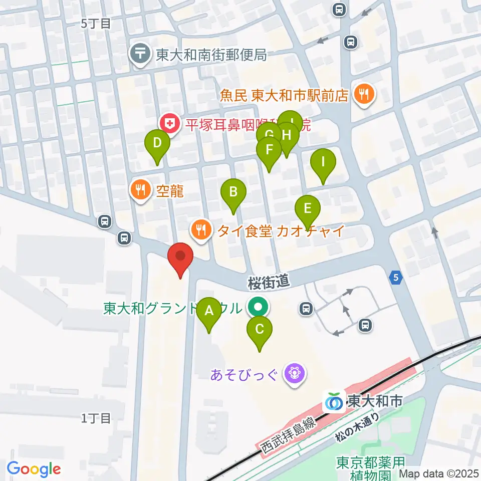 アンフィニカスタムワークス周辺の駐車場・コインパーキング一覧地図