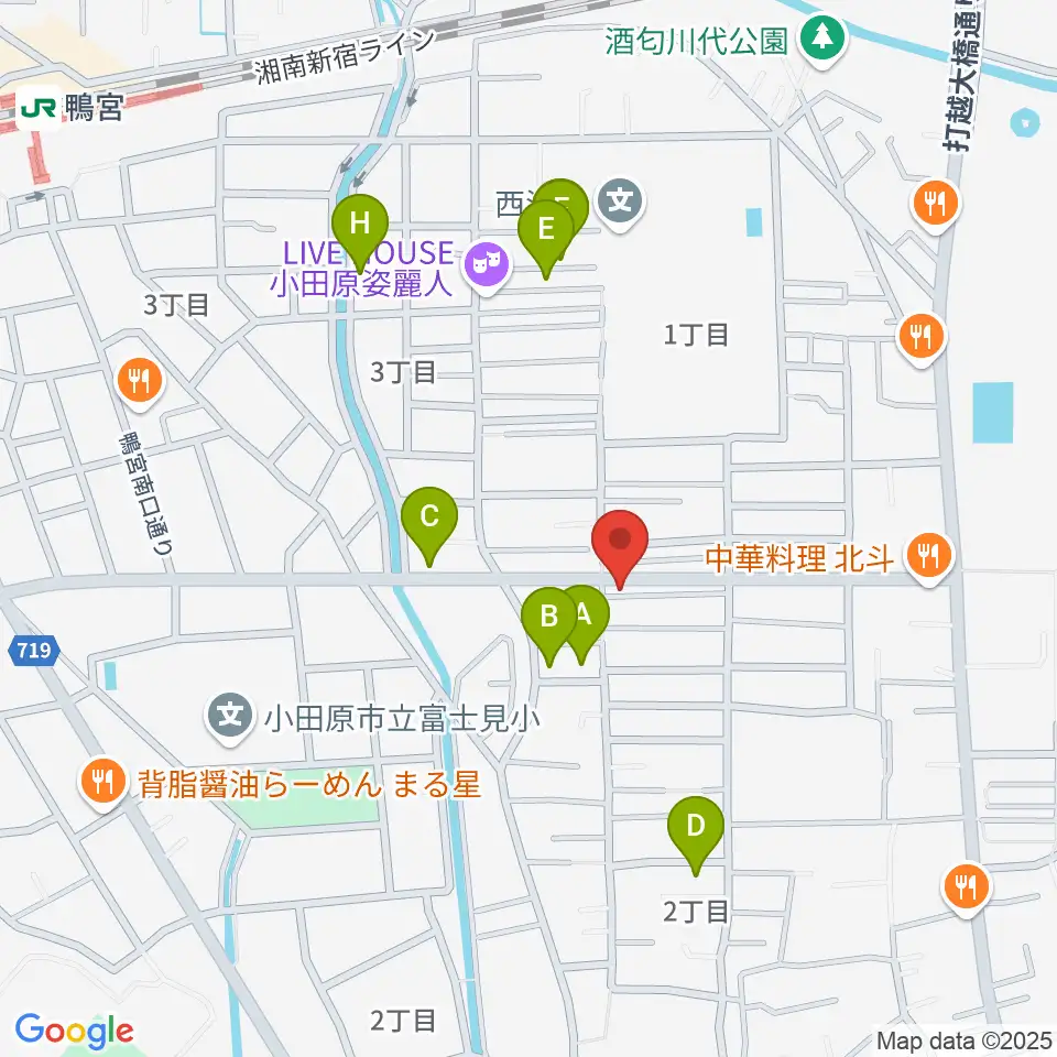 Kigoshi Custom Guitars周辺の駐車場・コインパーキング一覧地図