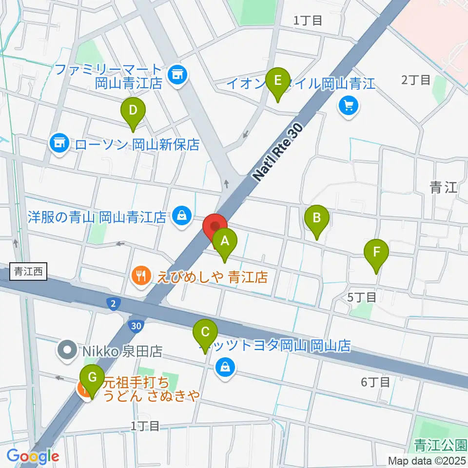 スタジオクレセント周辺の駐車場・コインパーキング一覧地図