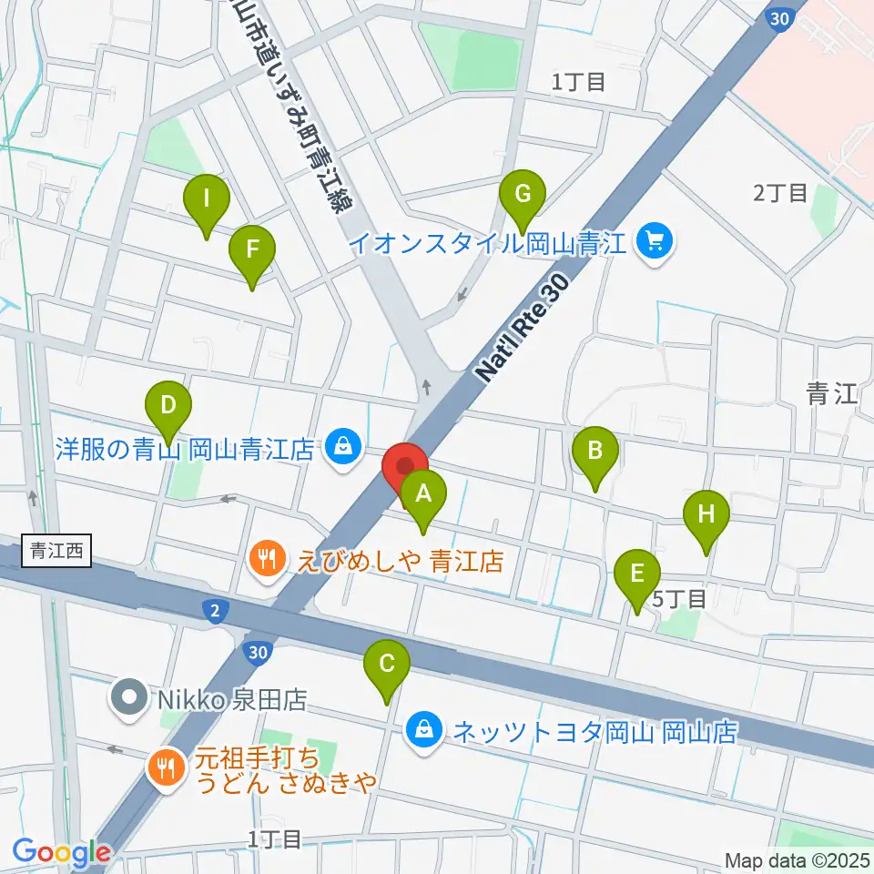 スタジオクレセント周辺の駐車場・コインパーキング一覧地図