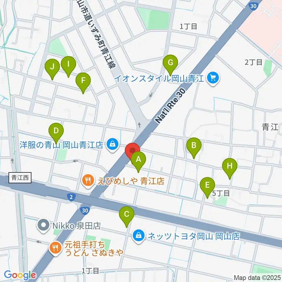 スタジオクレセント周辺の駐車場・コインパーキング一覧地図